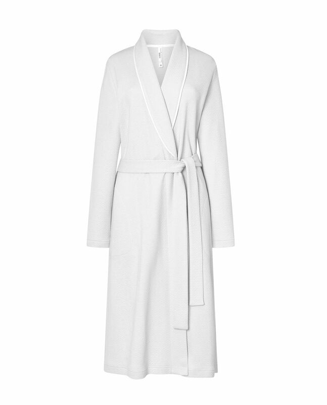 Bata Smocking de Punto Circular Marfil image number null