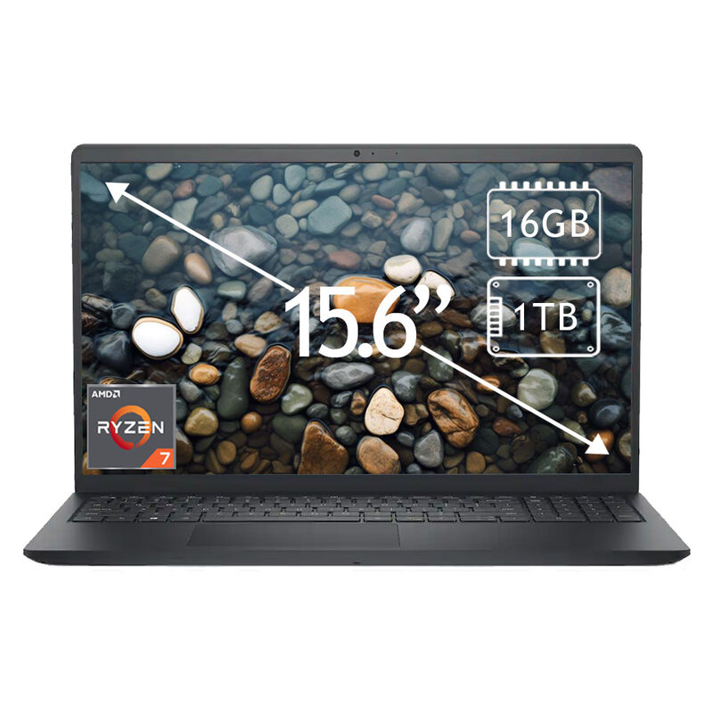 Laptop Dell Touch 15.6" Ryzen 7 7730u 1tb 16gb ... image number null