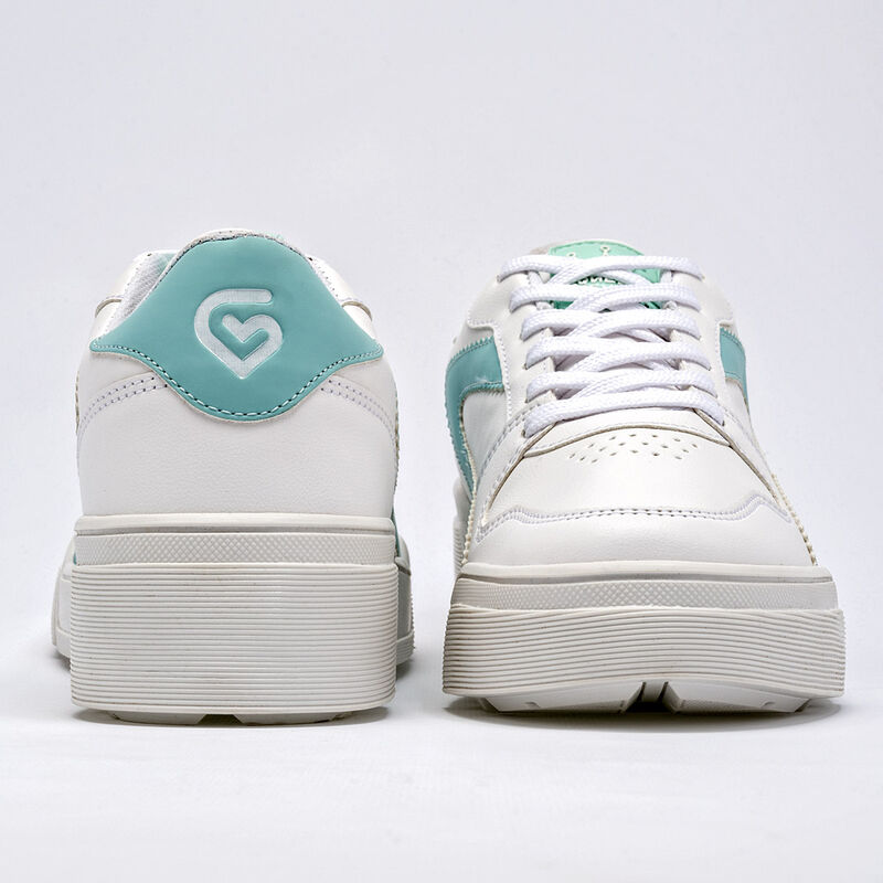 Clasben Tenis urbano para mujer blanco verde image number null