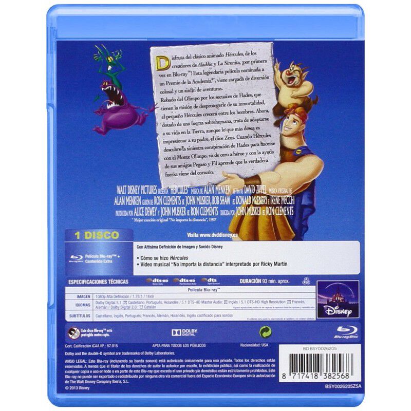 H&eacute;rcules [blu-ray] image number null