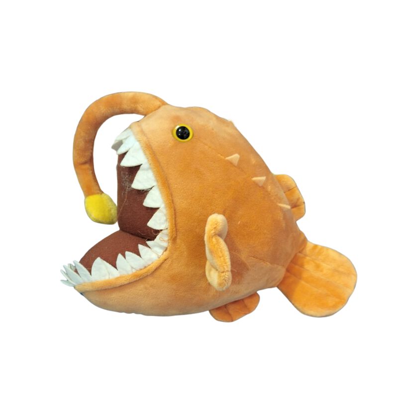 Peluche Pez Diablo Abisal para Ni&ntilde;os Extra Suav... image number null