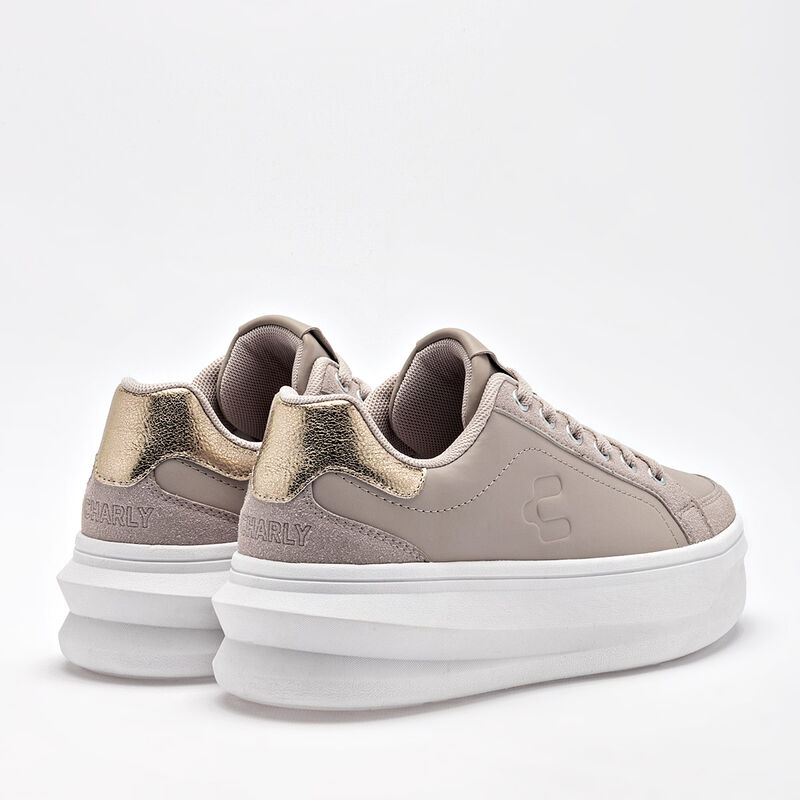 Charly Tenis Urbano para mujer beige Importado image number null
