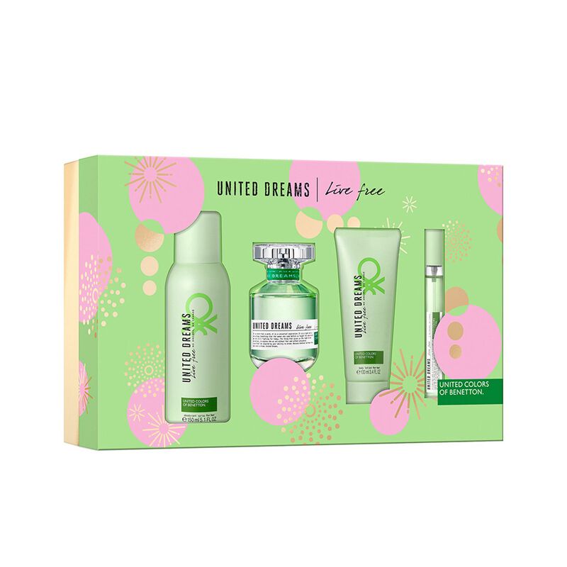 Set Benetton Live Free Perfume 150ml image number null