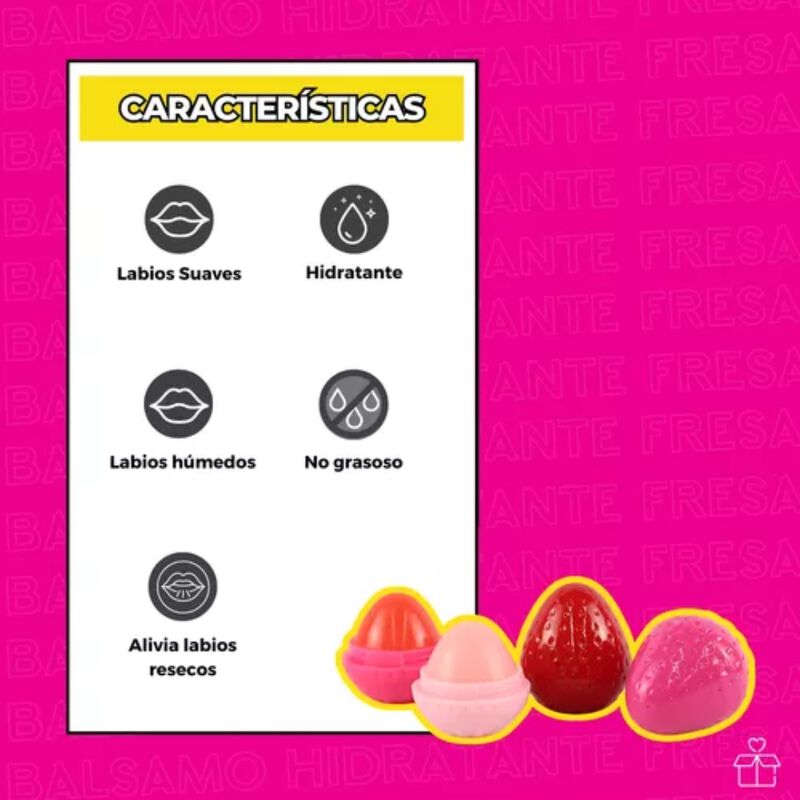 B&aacute;lsamos Labial Hidratante y Reparador de Fresa... image number null