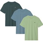 Set de 3 playeras Bark and Hide Playera Para Hombre Cuello Redondo Manga Corta Modelo Bark