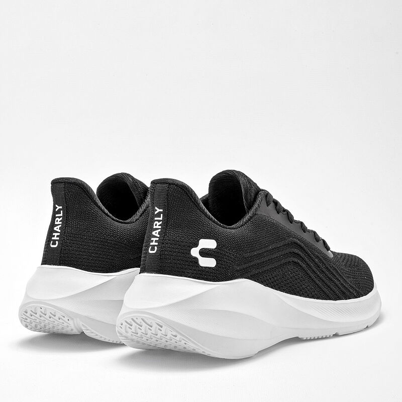 Charly Tenis deportivo para hombre negro, walki... image number null