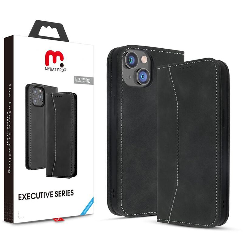 Funda MYBAT Cartera para iPhone 14 - Negra Exec... image number null