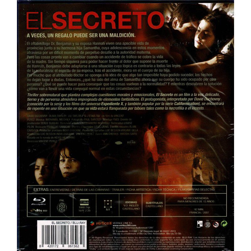 El Secreto (blu-ray) image number null