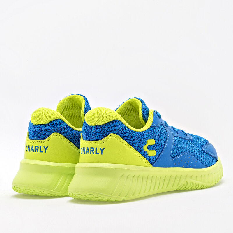 Charly Tenis urbano para ni&ntilde;o azul verde, train... image number null