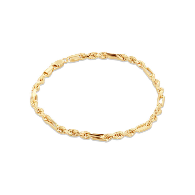 Pulsera Oro Amarillo 14k F&iacute;garo Torsal 20 cm 3.... image number null