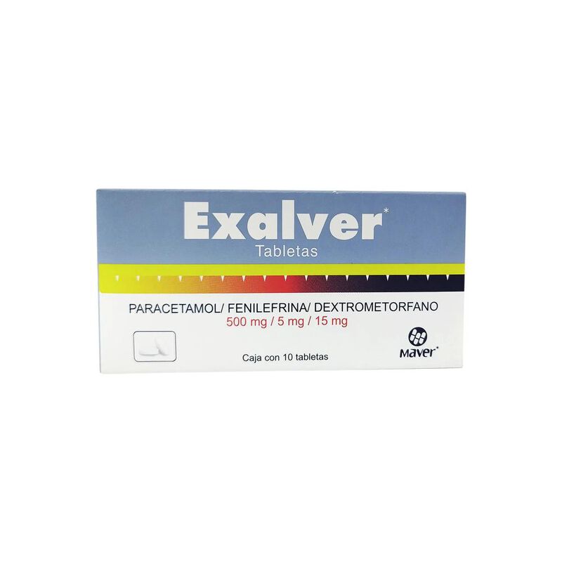Exalver 500 Mg/ 5mg/ 15 Mg 10 Tableta(s) image number null