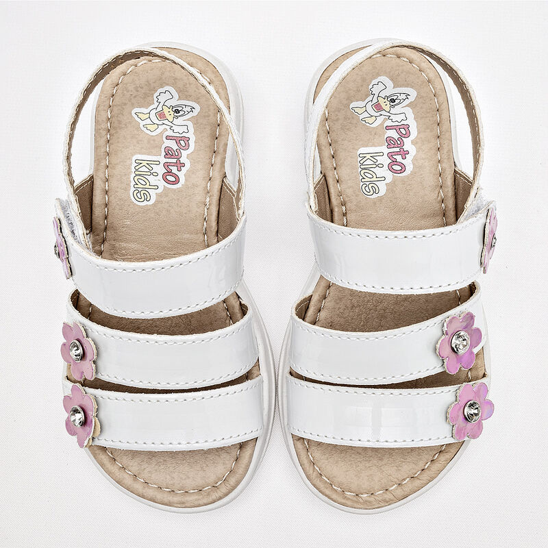 Pato kids sandalia para beb&eacute; blanco cod 140388-... image number null