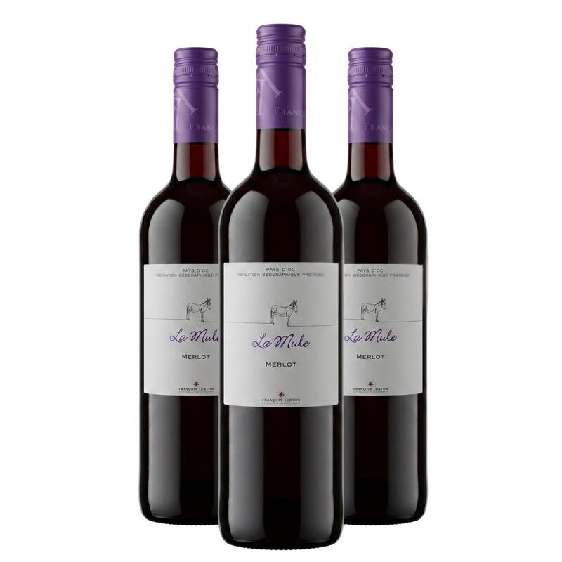 Vino Tinto La Mule Pays D'oc Merlot Francois Lu... image number null