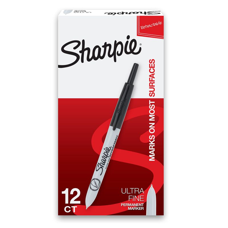 Rotuladores Permanentes Sharpie Retr&aacute;ctiles Ult... image number null