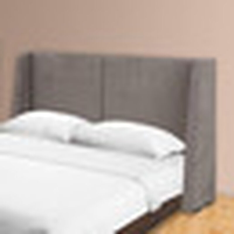 Cabecera King Size Dicasa Milan Gris Oscuro image number null