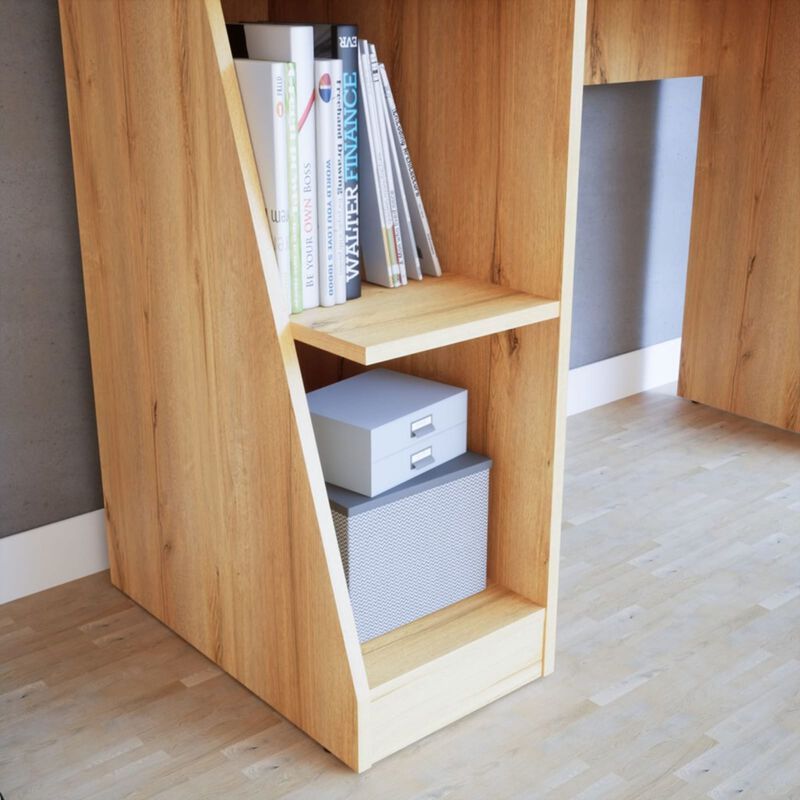 Escritorio Bari, Mesa de trabajo  con Organizac... image number null