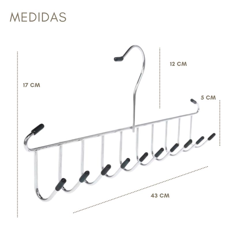 Gancho Multiusos De Acero Inoxidable image number null