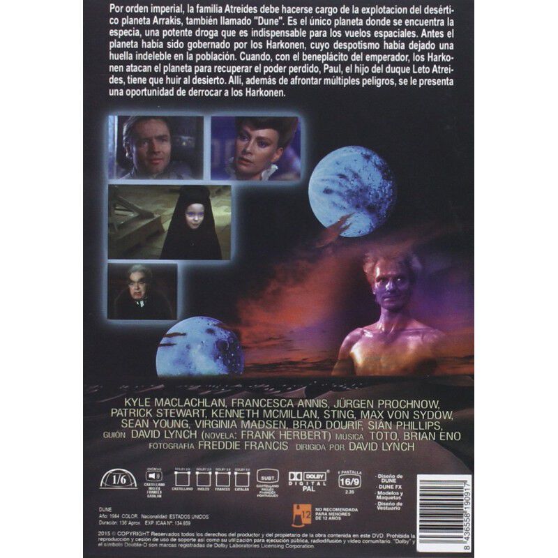 Dune [dvd] (1984) image number null
