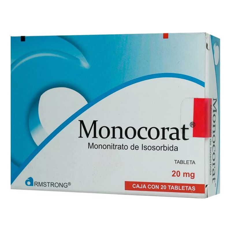Monocorat Tableta 20 Mg, 20 Tabletas image number null