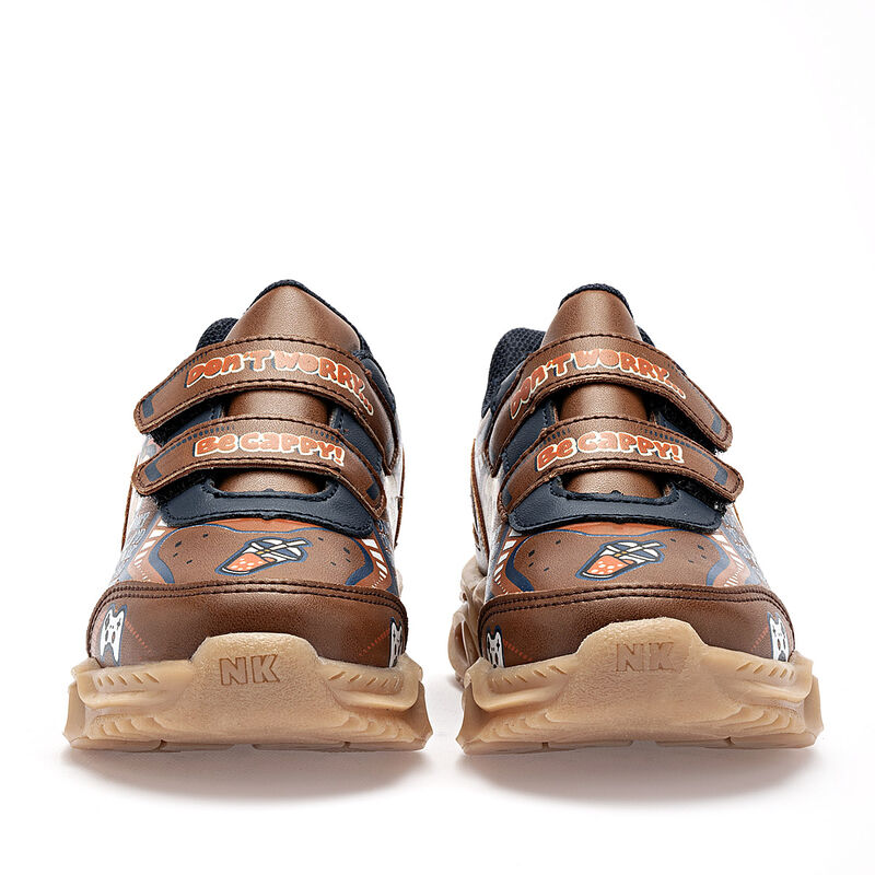 On Kids tenis para preescolar ni&ntilde;o  caf&eacute; marino... image number null