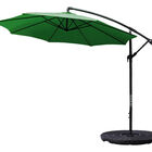 Sombrilla Grande Exterior Playa Jardin 3m Verde + Base Contrapeso