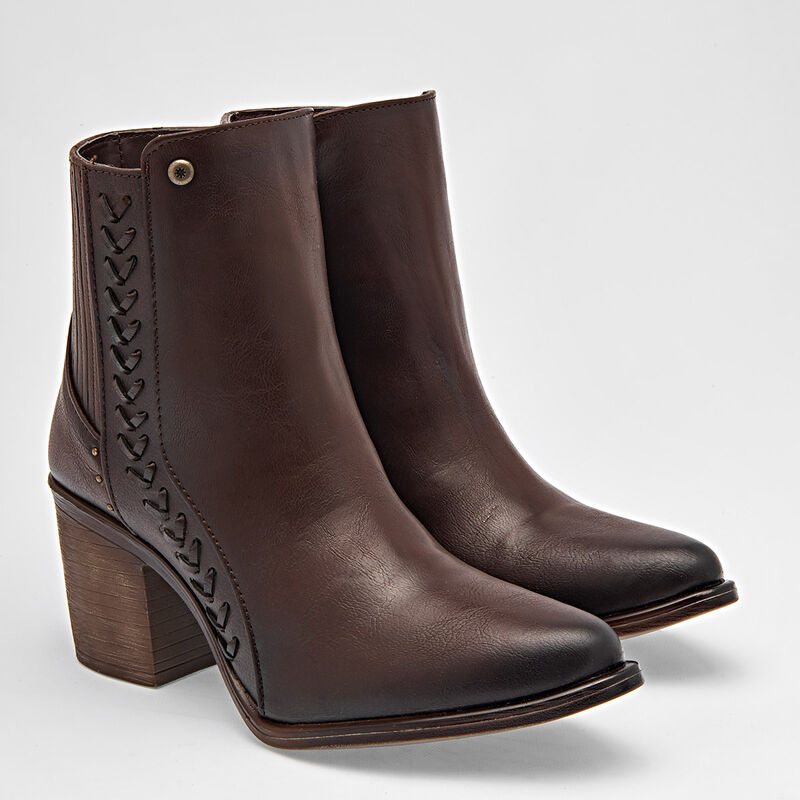 Moramora Bot&iacute;n para mujer caf&eacute; image number null