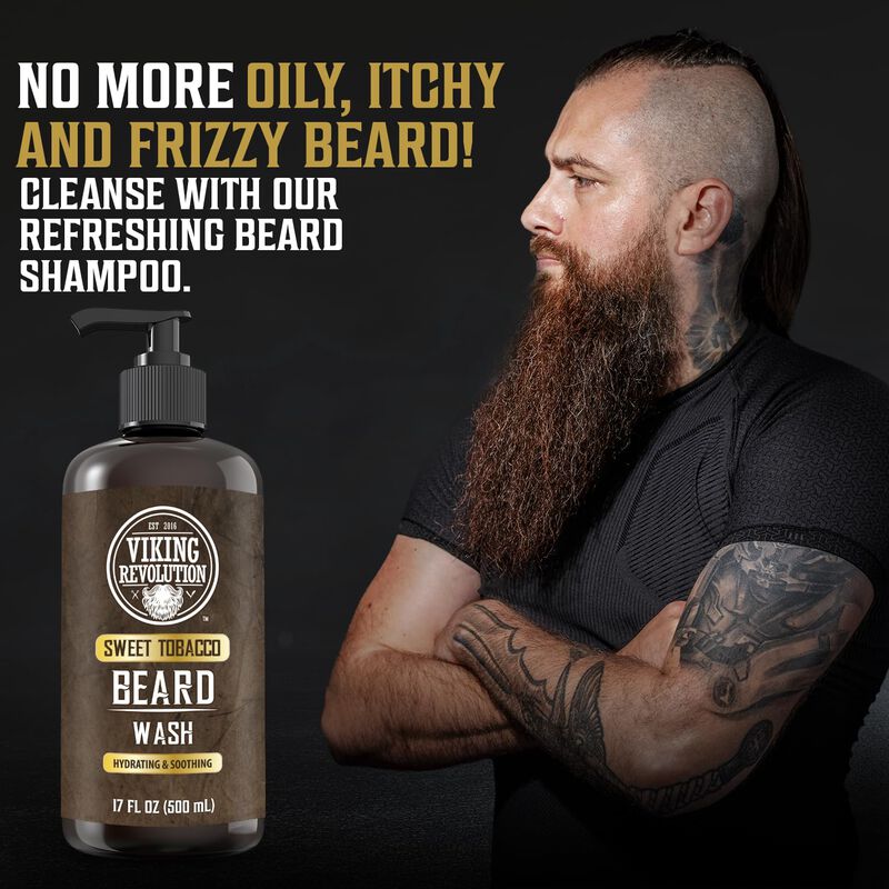 Limpiador Y Acondicionador Para Barba Viking Re... image number null