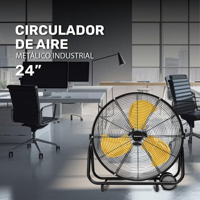 VENTILADOR INDUSTRIAL PISO TAURUS COLOSAL 24 PU... image number null