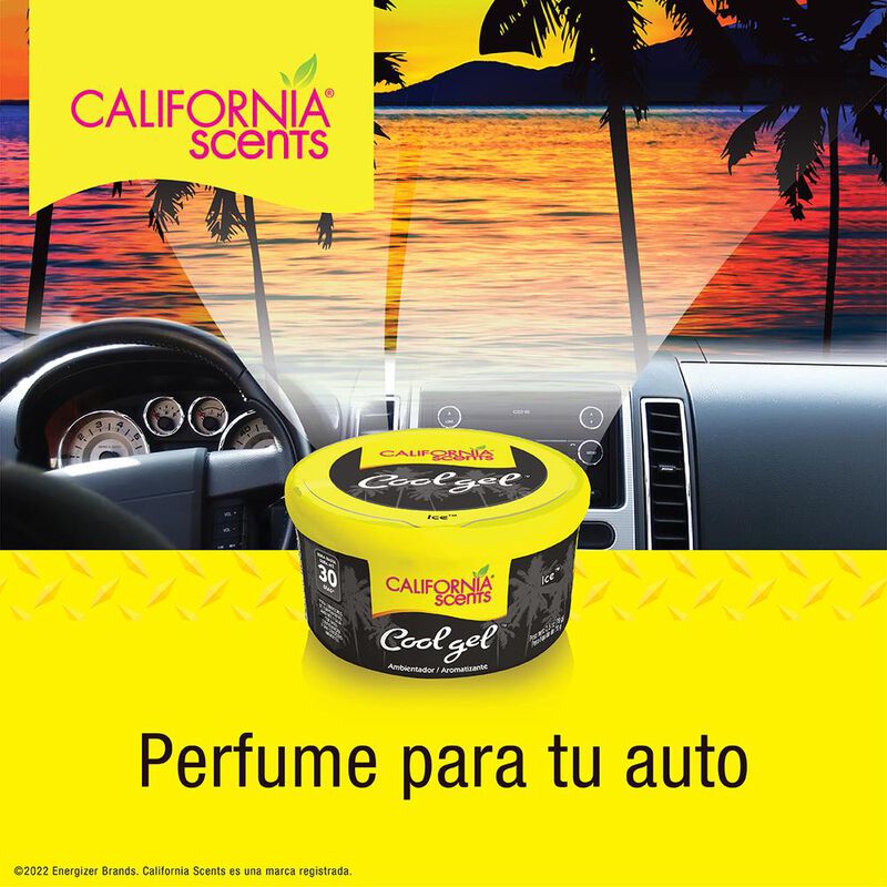 12 AROMATIZANTE GEL COCHE CALIFORNIA SCENTS ICE... image number null