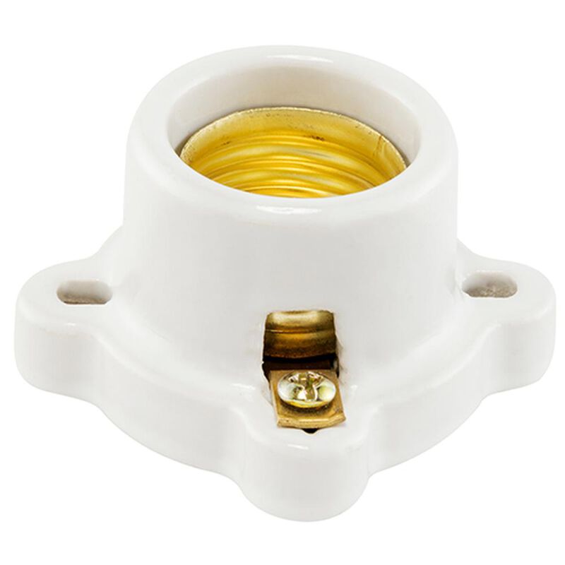 Portal&aacute;mpara De Porcelana Cuadrado Casquillo La... image number null