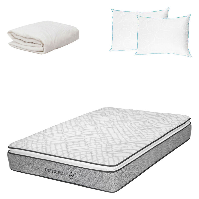 Colch&oacute;n Queen Size Vail+Almohada Oso 2+Protecto... image number null