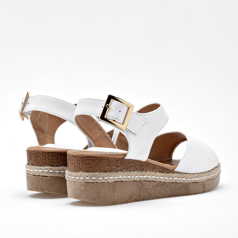 Been Class Sandalia para mujer blanco image number null