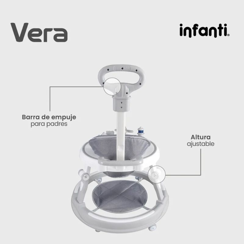 Andadera Vera Barra Para Empuje Charola Electró... image number null