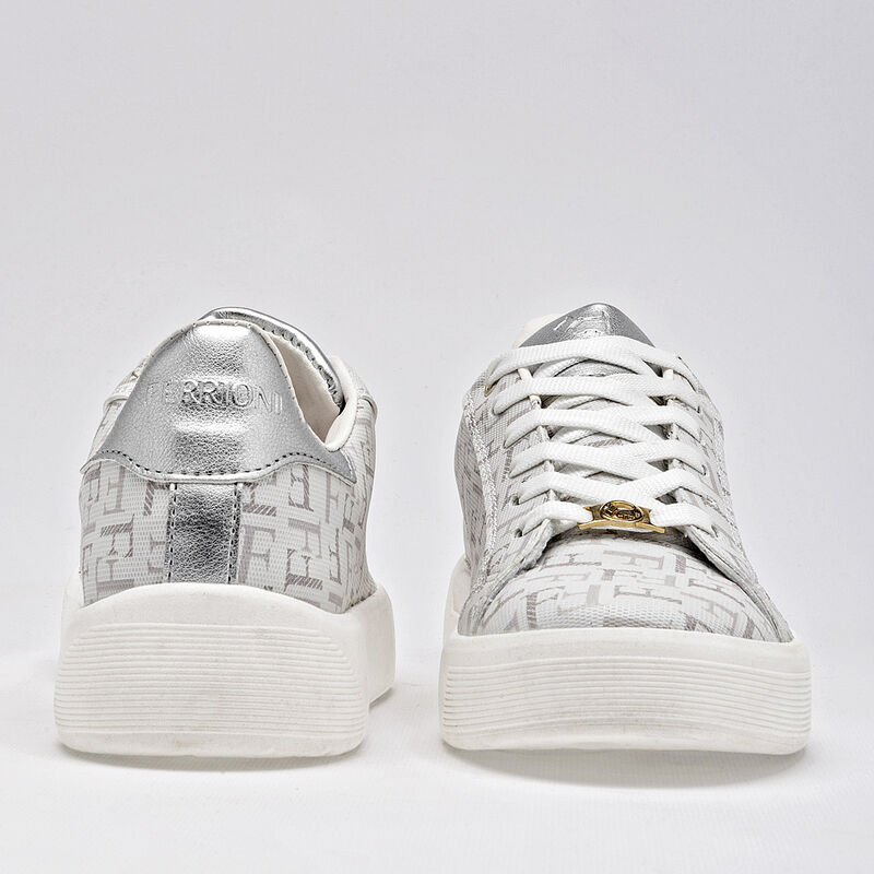 Ferrioni Tenis urbano para mujer blanco gris pl... image number null