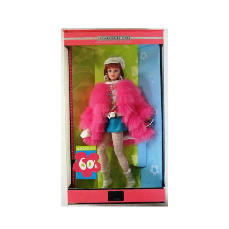 Mu&ntilde;eca Barbie Groovy Sixties Con Atuendo Y Acce... image number null