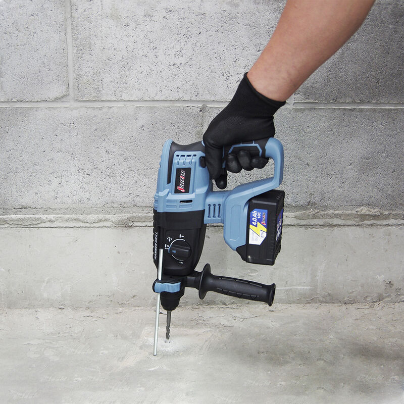 Rotomartillo Inal&aacute;mbrico Silverline Color Azul image number null