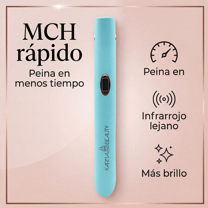 Plancha Karma Beauty Ultrasonic Azul Infrarroja... image number null