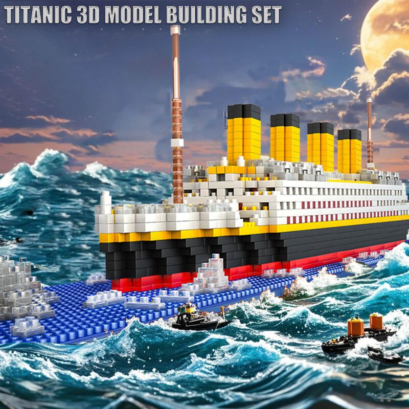 Set De Construcci&oacute;n De Maquetas Emeetlinn Titan... image number null