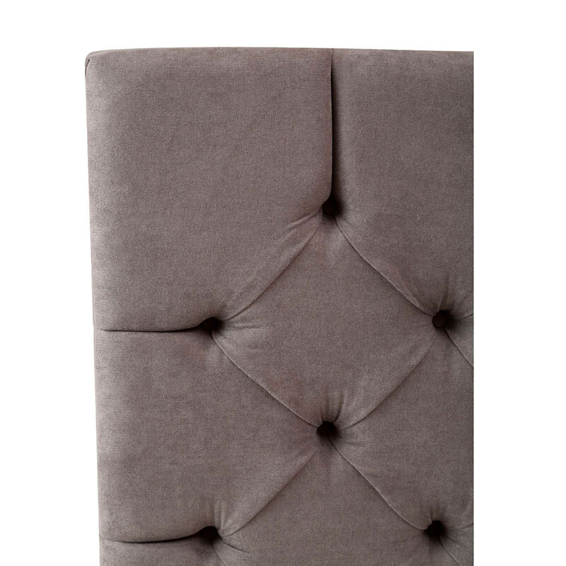 Cabecera Matrimonial Dicasa Capri Gris Oscuro image number null