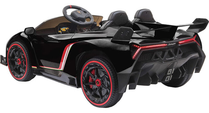 Carro Eléctrico Montable Lamborghini Negro Usb ... image number null