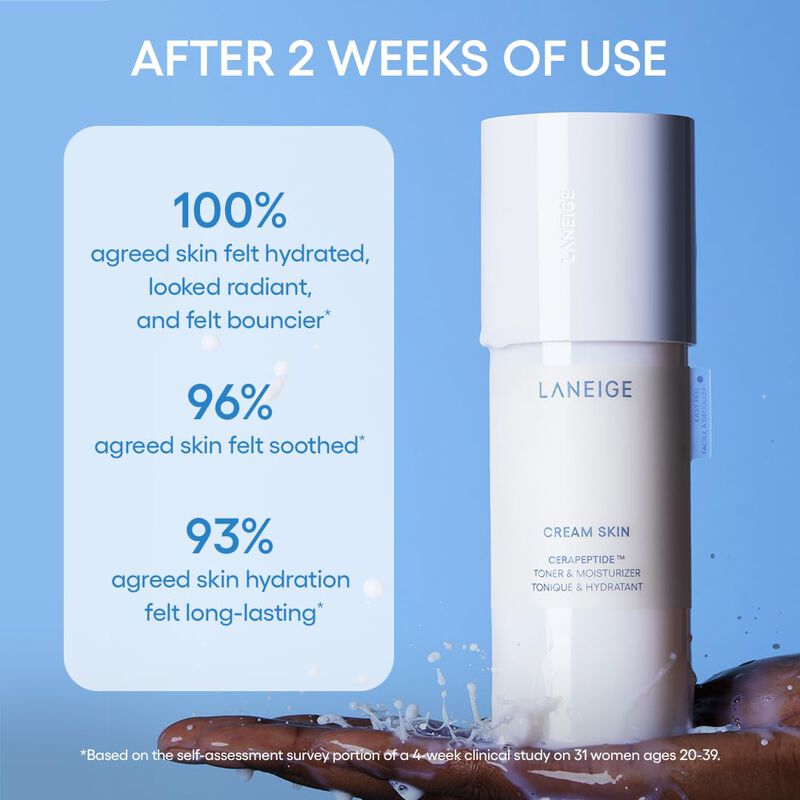 T&oacute;nico E Hidratante Laneige Cream Skin 320 Ml C... image number null