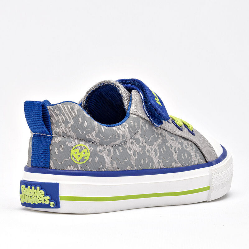 Bubble Gummers Tenis urbano para ni&ntilde;o gris azul... image number null