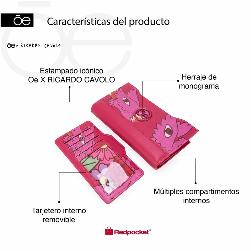 Cartera Por Ricardo Cavolo Hibrida Grande Color... image number null