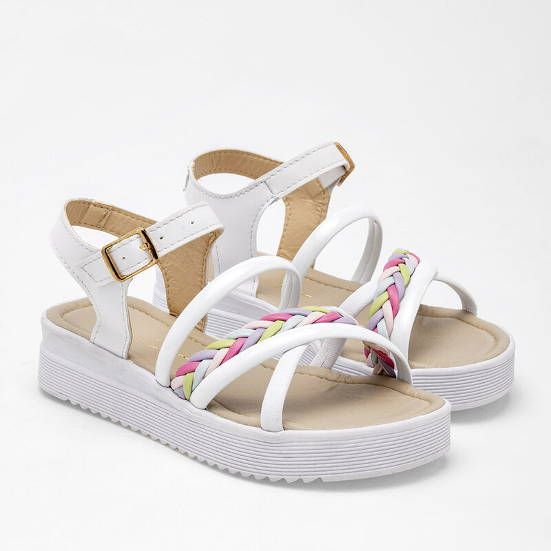 Been Class Sandalia para ni&ntilde;a blanco multicolor image number null