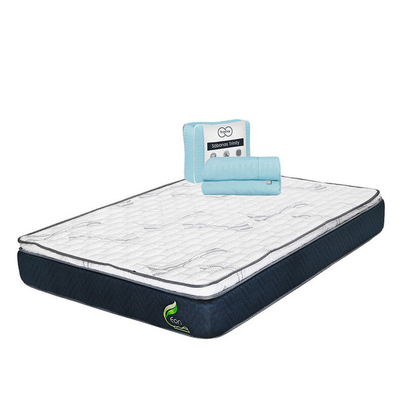 Colch&oacute;n Matrimonial Eon + 1 juego de S&aacute;banas Tr... image number null