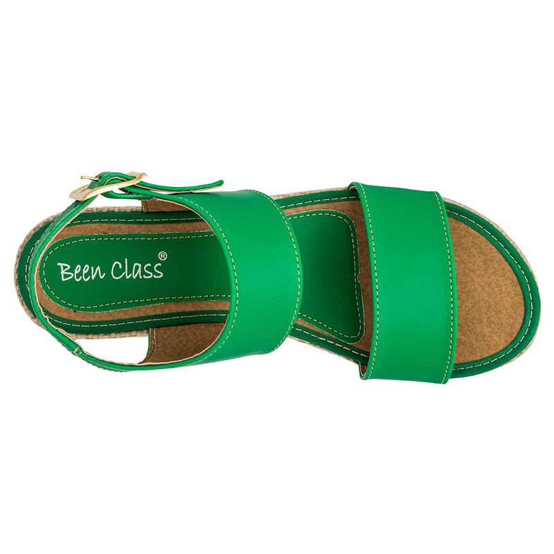 Been Class Sandalia para mujer verde image number null