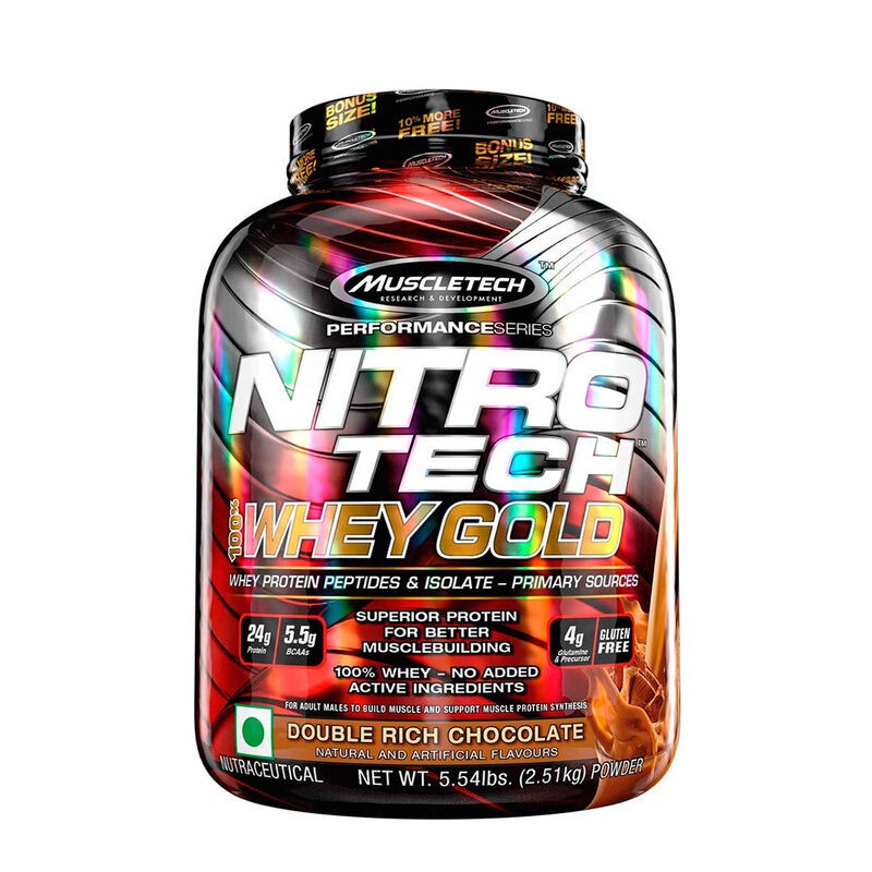 Proteina Nitro Tech Whey Gold Muscletech Rich C... image number null