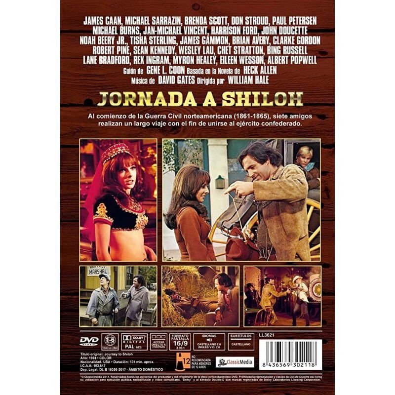 Jornada A Shiloh [dvd] (1968) Viaje A Shiloh image number null