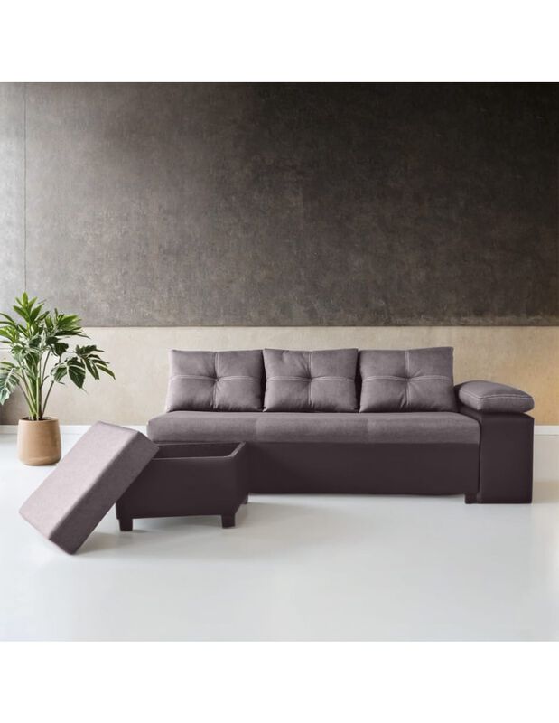 Sala Modular Esquinera Isabela con Baúl incluid... image number null