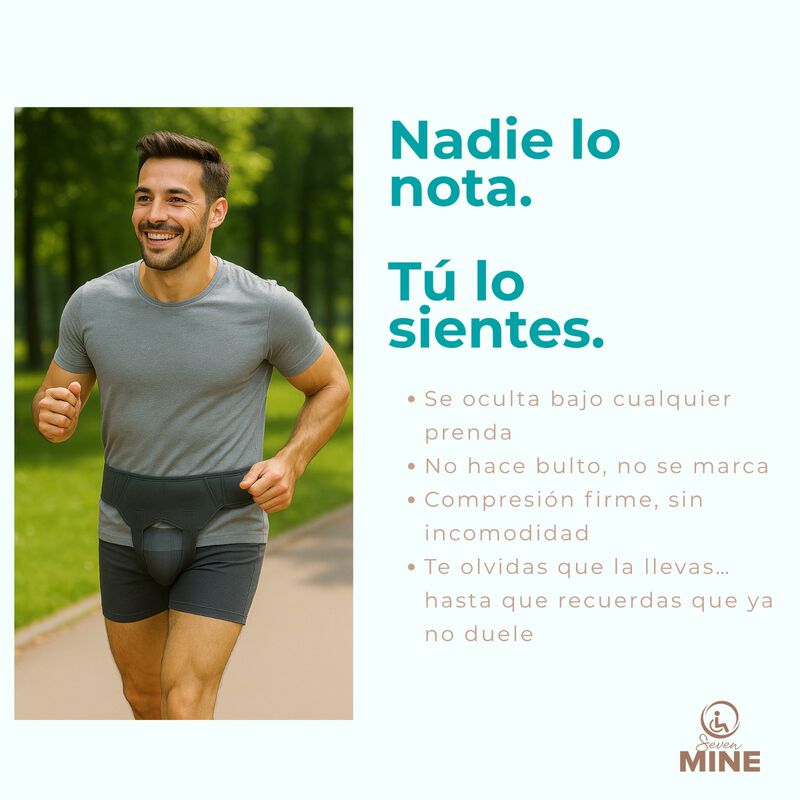 Faja Inguinal Para Hombre Con Soporte Ajustable... image number null